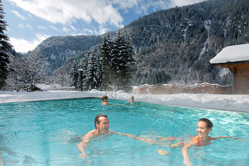 Heated pools