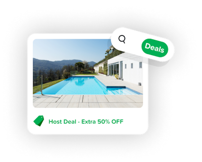 Host deals overlay